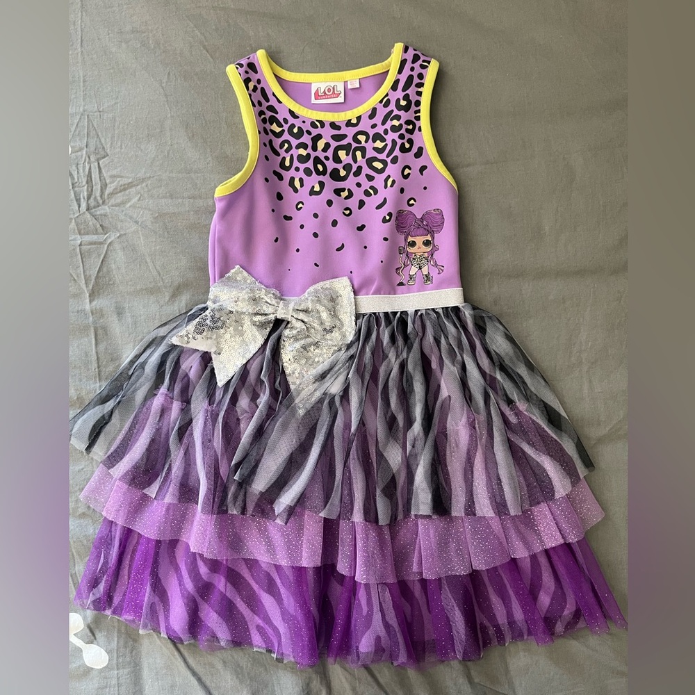 L.O.L. Surprise! Purple and Black Size 7/8 Like New